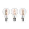 Arcchio LED-filamentpære E14 G45, sæt med 3, 2700 K