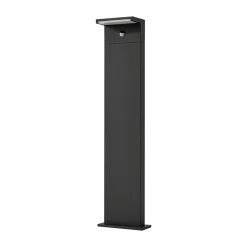 Arcchio LED-gadelampe Iberion, 90 cm, antracit, sensor