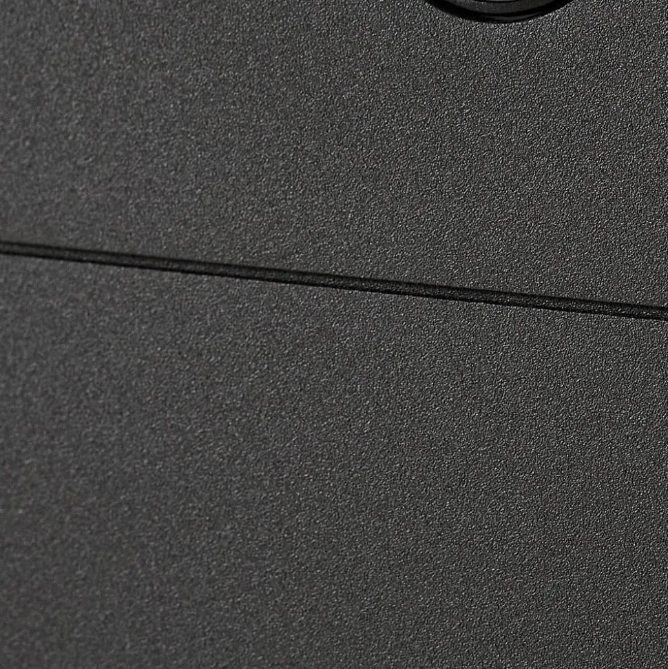 Arcchio LED-gadelampe Iberion, 90 cm, antracit, sensor