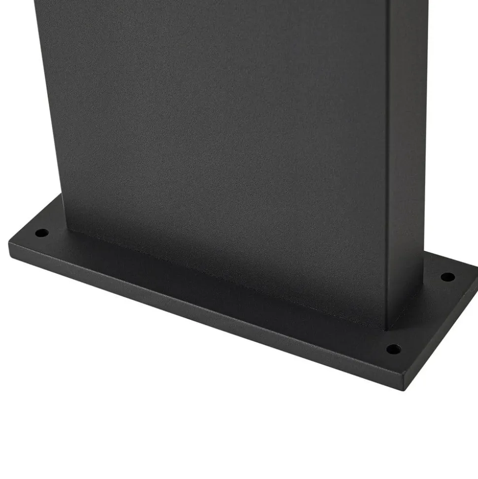 Arcchio LED-gadelampe Iberion, 90 cm, antracit, sensor