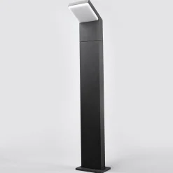 Arcchio LED-gadelampe Yolena, 100 cm, antracit, aluminium