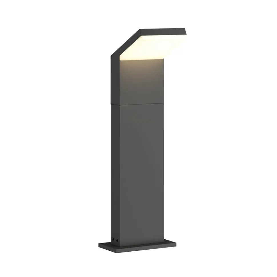 Arcchio LED-gadelampe Yolena, 60 cm, antracit, aluminium