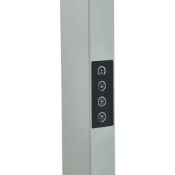 Arcchio LED-gulvlampe Logan Ultra HCL CCT, sølv, dæmpbar