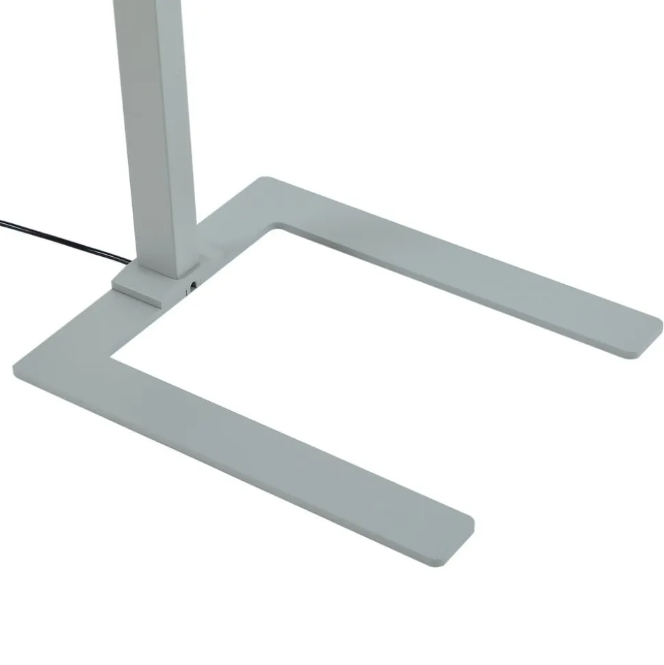 Arcchio LED-gulvlampe Logan Ultra HCL CCT, sølv, dæmpbar