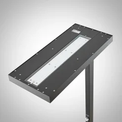Arcchio LED-gulvlampe Logan Pro, sort, sensor, dæmpbar