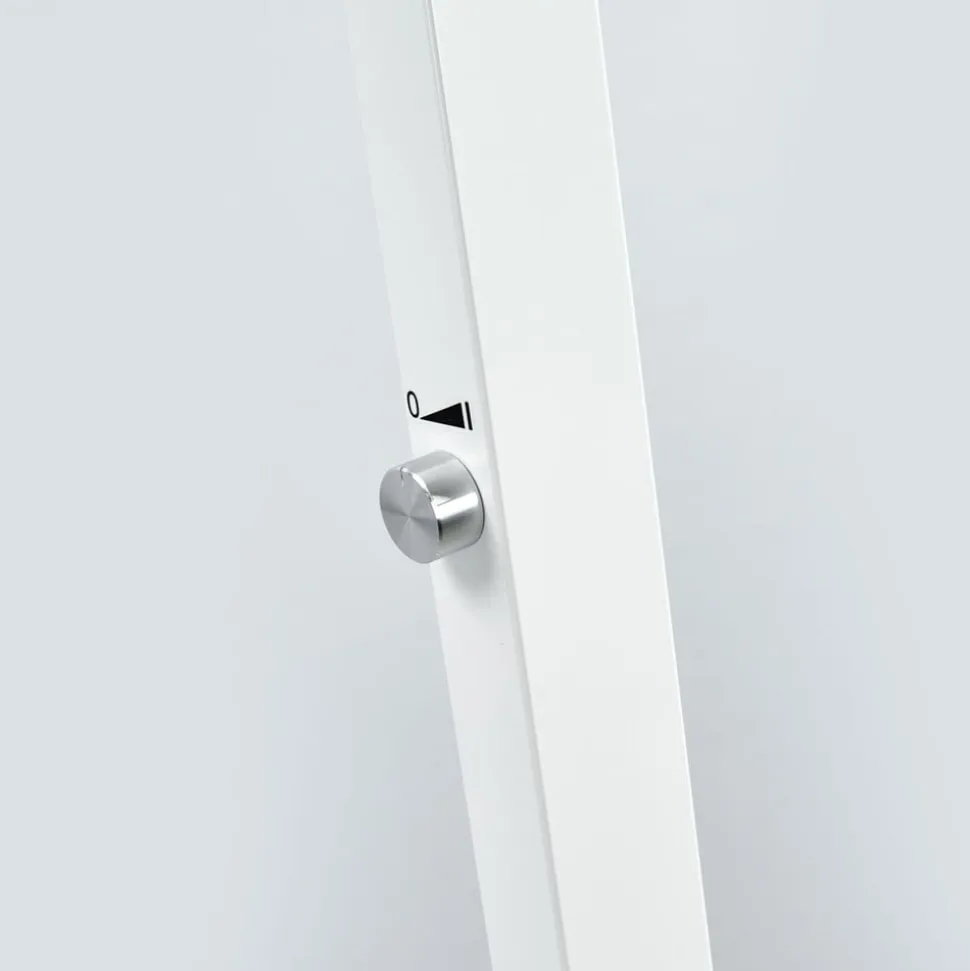 Arcchio LED-gulvlampe Logan Basic, hvid, 6.000 lm, dæmpbar