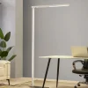Arcchio LED-gulvlampe til kontor Tamilo, hvid, metal, 194 cm