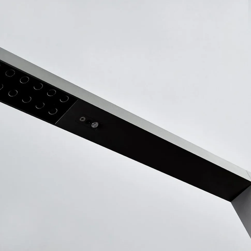 Arcchio LED-gulvlampe til kontor Jolinda, sølv, CCT, sensor,