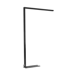 Arcchio LED-gulvlampe til kontor Jolinda, sæt med 2, sort, 4.000K