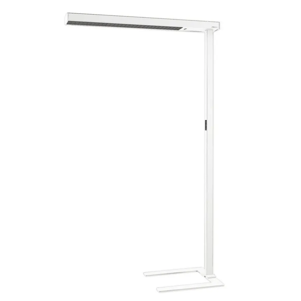 Arcchio LED-gulvlampe til kontor Susi, sæt med 2, hvid, sensor