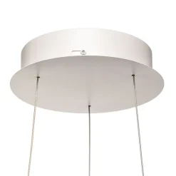 Arcchio LED-hængelampe Albiona, hvid, 1 ring, Ø 40 cm