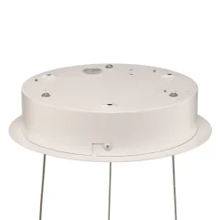 Arcchio LED-hængelampe Albiona, hvid, 1 ring, Ø 80 cm
