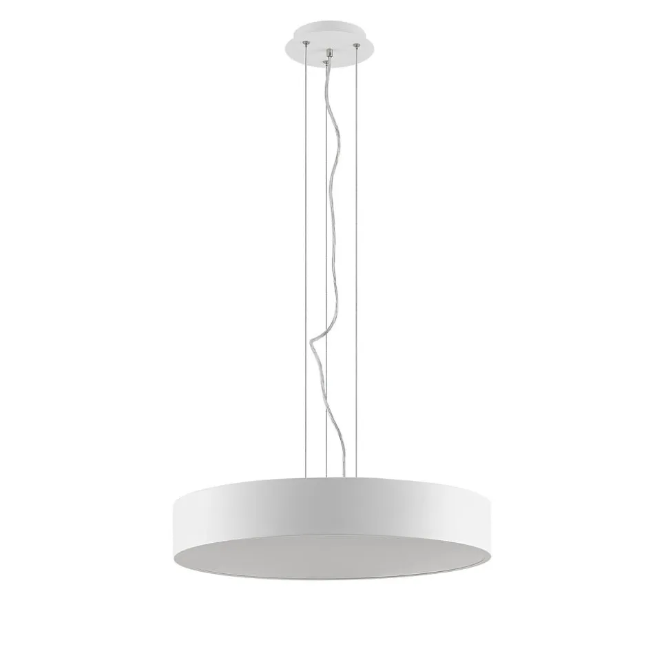 Arcchio LED-hængelampe Noabelle, Ø 60 cm, hvid, metal