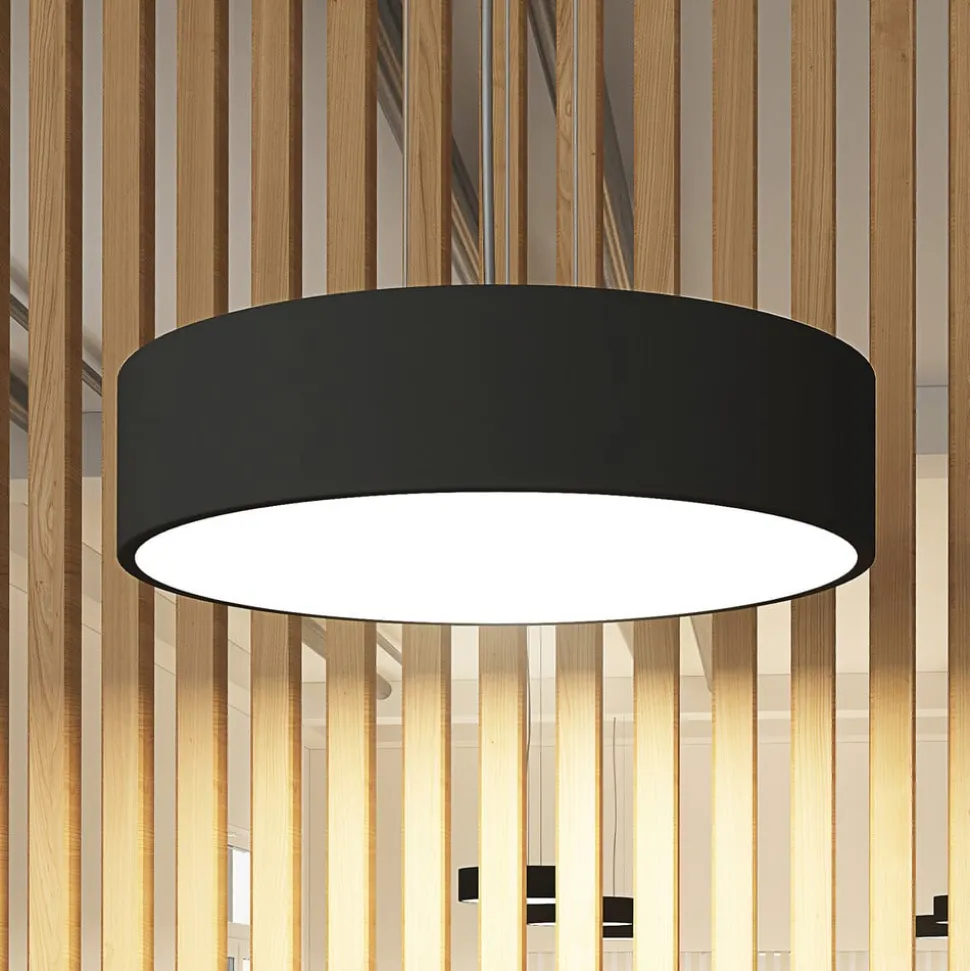 Arcchio LED-hængelampe Noabelle, sort, 40 cm, metal
