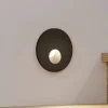Arcchio LED-indbygningslampe Vexi, Ø 7,5 cm, sort, aluminium, CCT