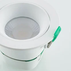 Arcchio LED-indbygningslampe Katerin, 10 cm, hvid, drejelig