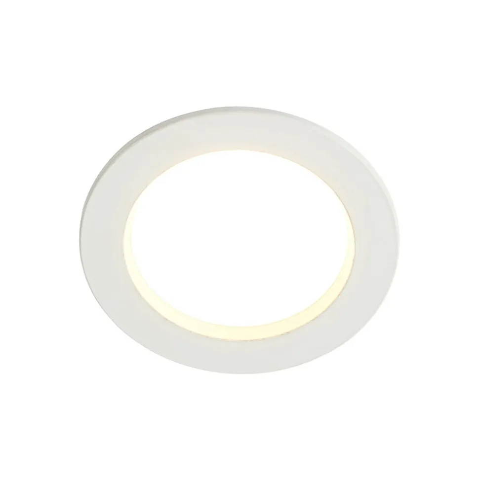 Arcchio LED-indbygningslampe Milaine, Ø 10 cm, hvid, dæmpbar