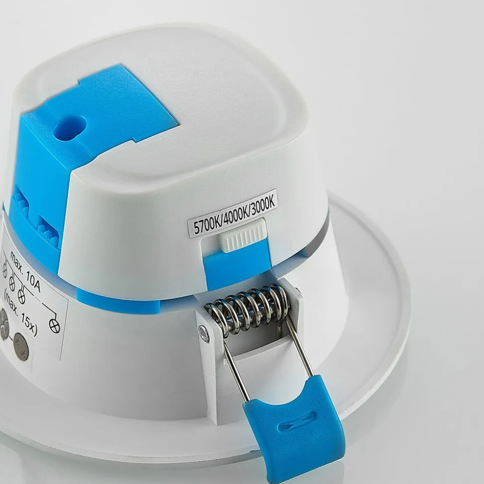Arcchio LED-indbygningslampe Milaine, Ø 10 cm, hvid, dæmpbar