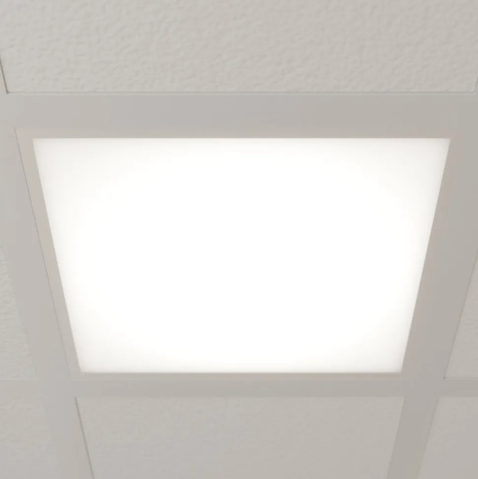 Arcchio LED-indsatspanel Vinas, 4.000 K, 36 W, 62 cm x 62 cm