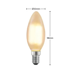 Arcchio LED-kertepære E14, 4 W, 2.700 K, dæmpbar, sæt med 3 stk