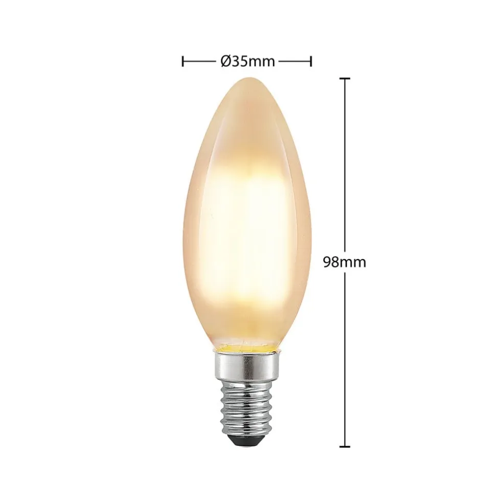 Arcchio LED-kertepære E14, 4 W, 2.700 K, dæmpbar, sæt med 3 stk