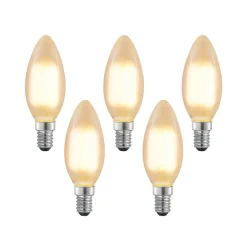 Arcchio LED-kertepære E14, 4 W, 2.700 K, dæmpbar, sæt med 5 stk