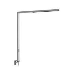 Arcchio LED-klemmelampe Jolinda, sølv, metal, dæmpbar