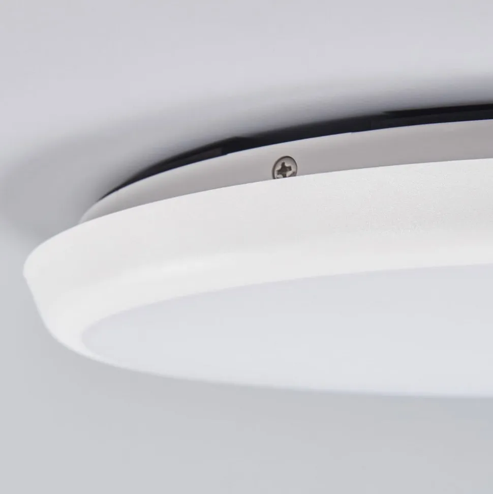 Arcchio LED-loftlampe Augustin, Ø 30 cm, CCT, hvid, IP54