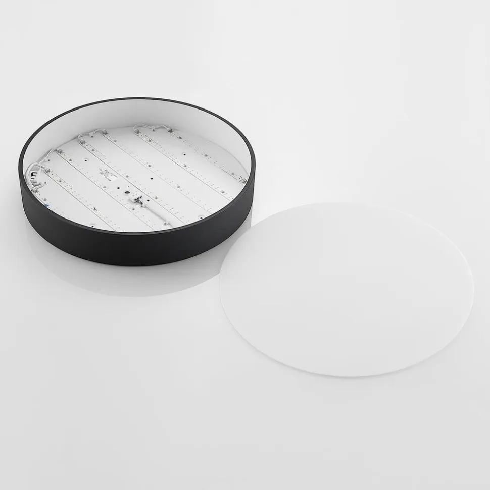 Arcchio LED-loftlampe Noabelle, Ø 60 cm, sort, metal