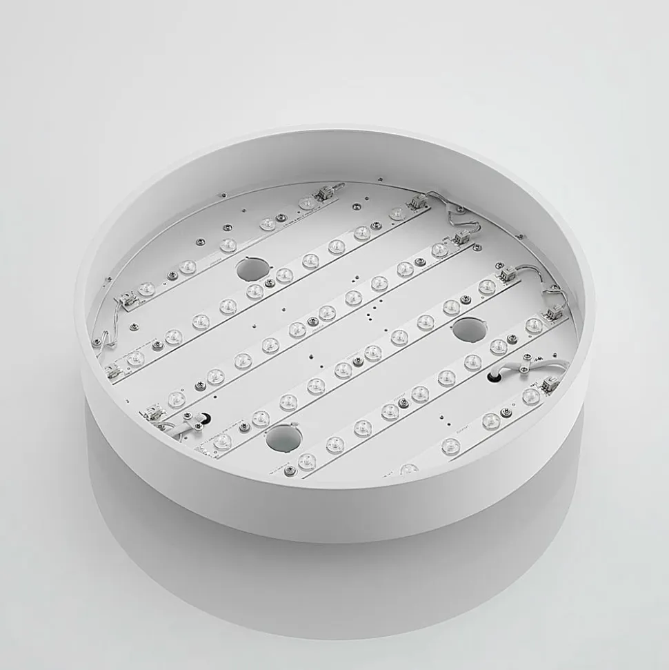 Arcchio LED-loftlampe Vanida, hvid, Ø 40 cm, op/ned