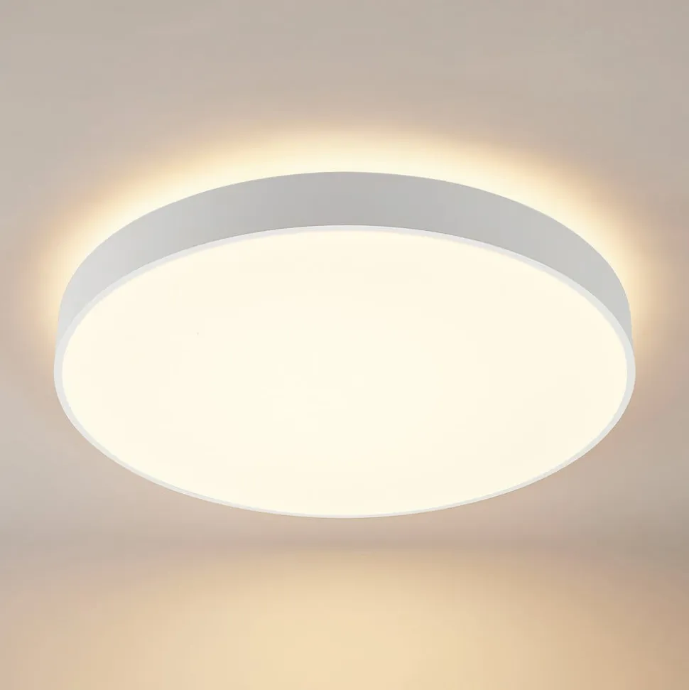 Arcchio LED-loftlampe Vanida, hvid, Ø 60 cm, op/ned