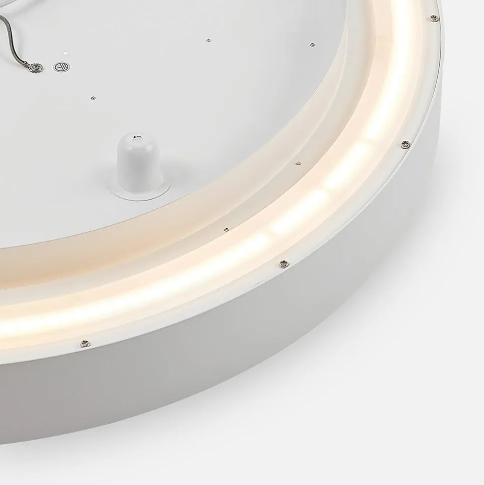Arcchio LED-loftlampe Vanida, hvid, Ø 60 cm, op/ned