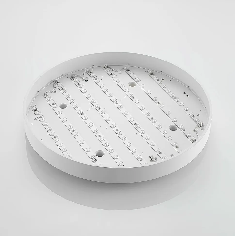 Arcchio LED-loftlampe Vanida, hvid, Ø 60 cm, op/ned
