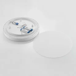 Arcchio LED-loftlampe Vanida, hvid, Ø 60 cm, op/ned