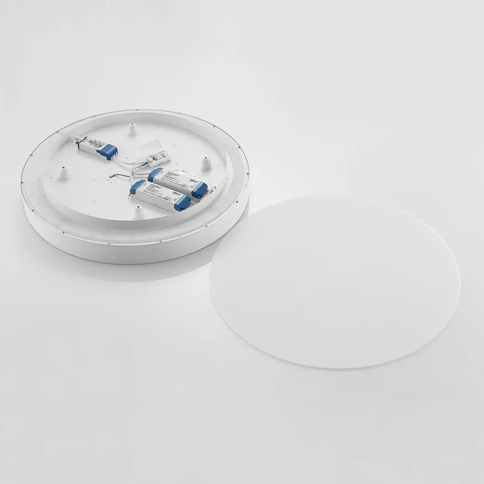 Arcchio LED-loftlampe Vanida, hvid, Ø 60 cm, op/ned