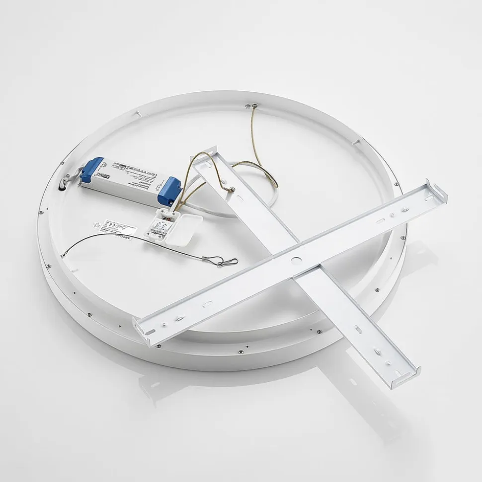 Arcchio LED-loftlampe Vivy, Ø 58 cm, hvid, metal