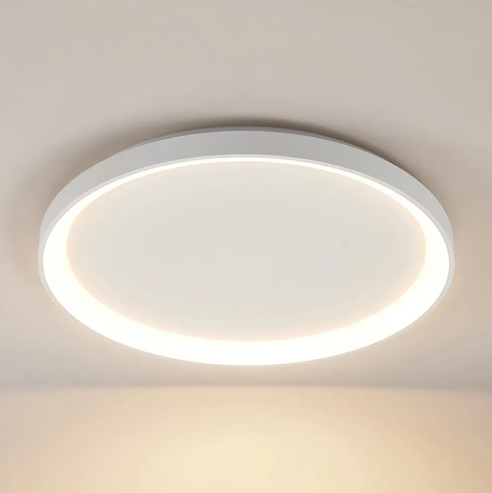 Arcchio LED-loftlampe Vivy, Ø 58 cm, hvid, metal