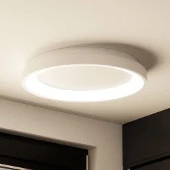Arcchio LED-loftlampe Vivy, Ø 38 cm, hvid, metal