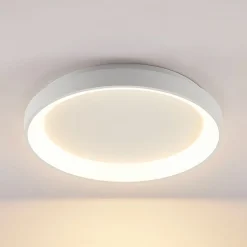 Arcchio LED-loftlampe Vivy, Ø 38 cm, hvid, metal