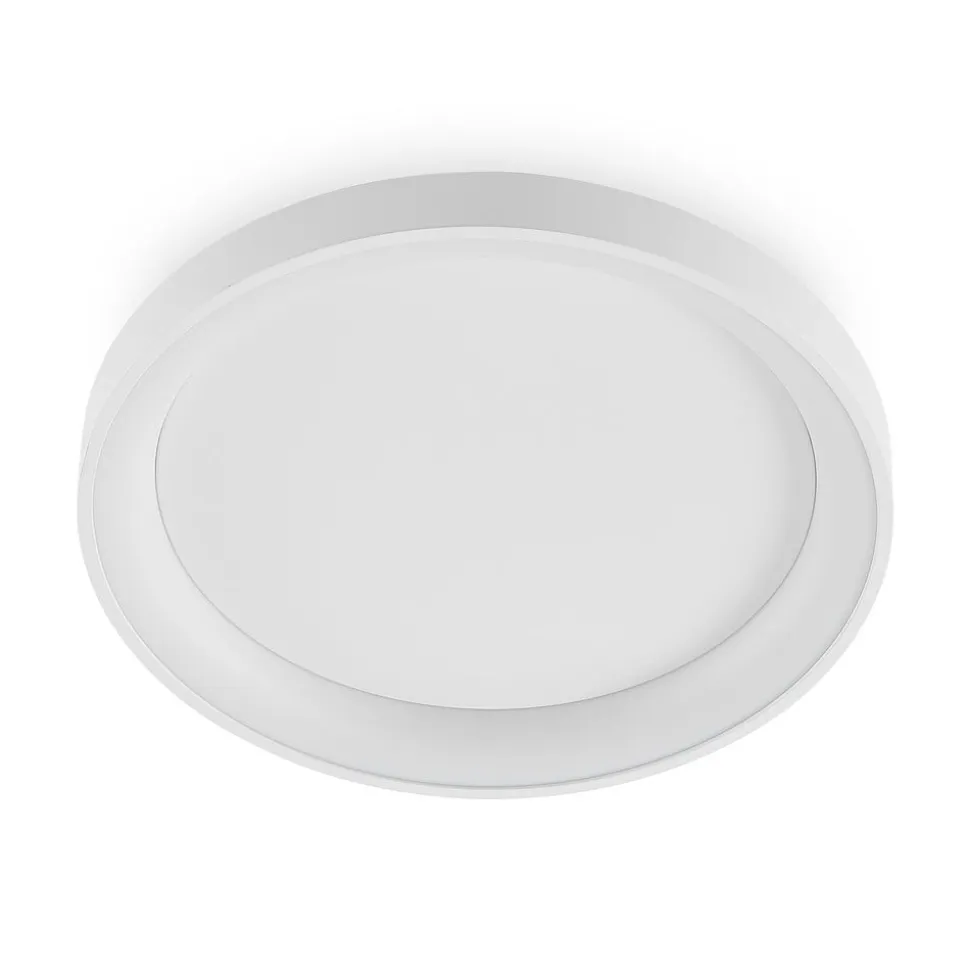 Arcchio LED-loftlampe Vivy, Ø 38 cm, hvid, metal