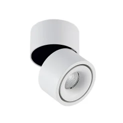 Arcchio LED-loftspot Rotari, hvid, 1 lyskilde, 681lm