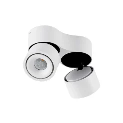 Arcchio LED-loftspot Rotari, hvid, 2 lyskilder, 1362lm