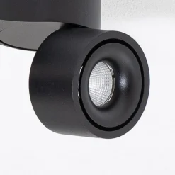 Arcchio LED-loftspot Rotari, 1240lm, 2 lyskilder, sort
