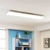 Arcchio LED-panel Arthur, 120 x 30 cm, sølv, 4000 K