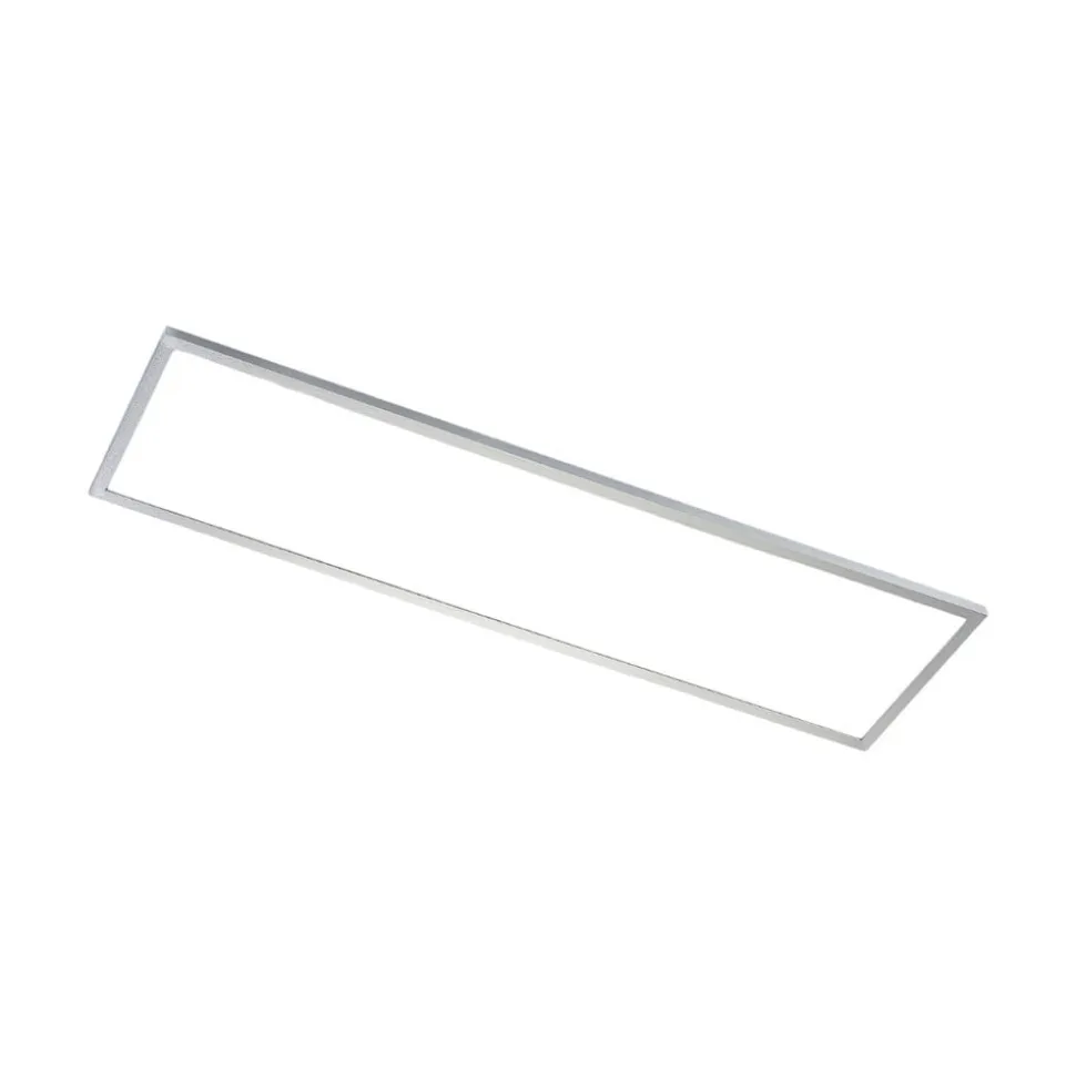 Arcchio LED-panel Arthur, 120 x 30 cm, sølv, 4000 K