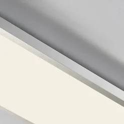 Arcchio LED-panel Arthur, 120 x 30 cm, sølv, 4000 K