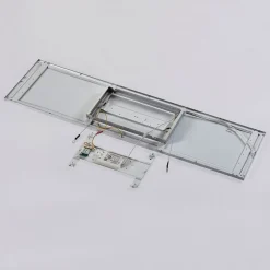 Arcchio LED-panel Arthur, 120 x 30 cm, sølv, 4000 K