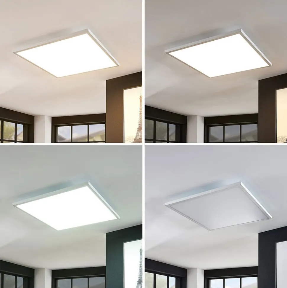 Arcchio LED-panel Brenda, 60 cx 60 cm, CCT, fjernbetjening