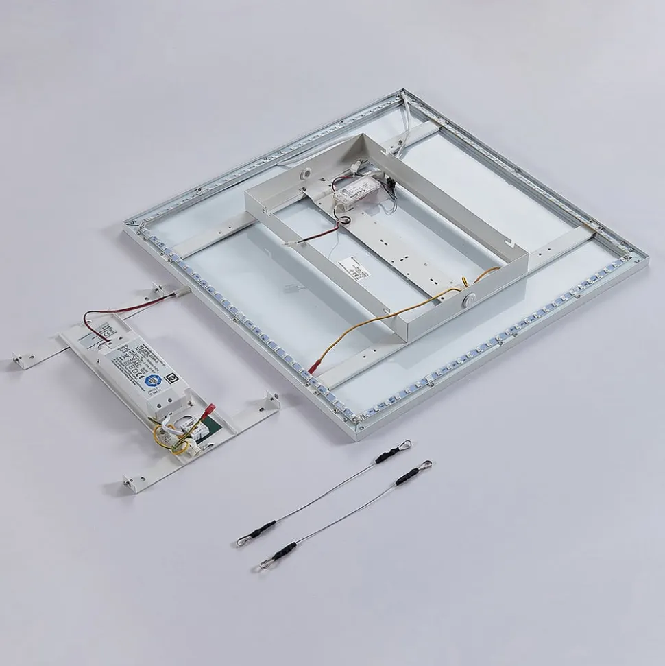 Arcchio LED-panel Brenda, 60 cx 60 cm, CCT, fjernbetjening