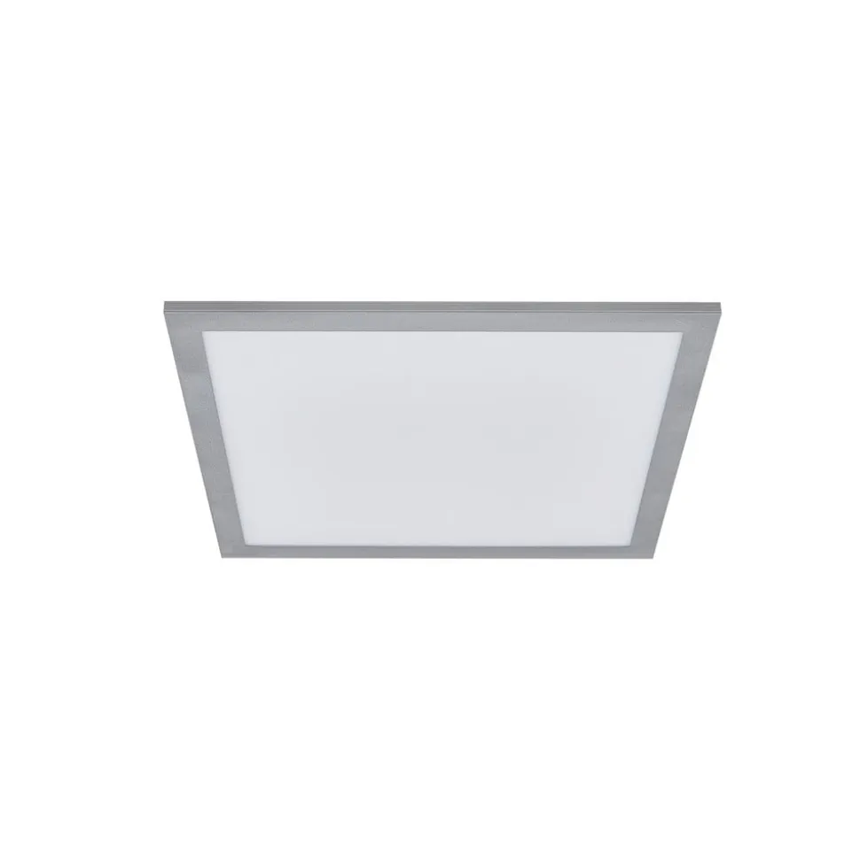 Arcchio LED-panel Lyndra, 40 cm, sølv, aluminium, dæmpbar, CCT